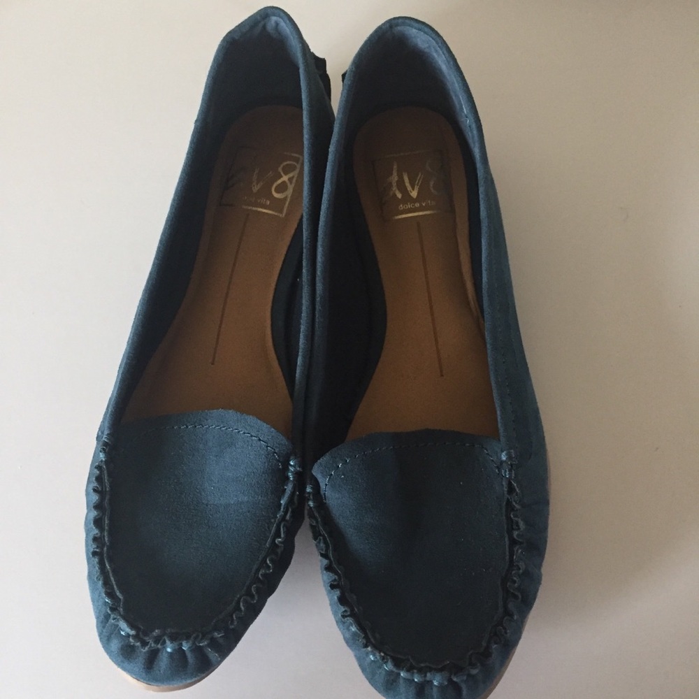 DV by Dolce Vita Teal/Turquoise Loafers/Flats